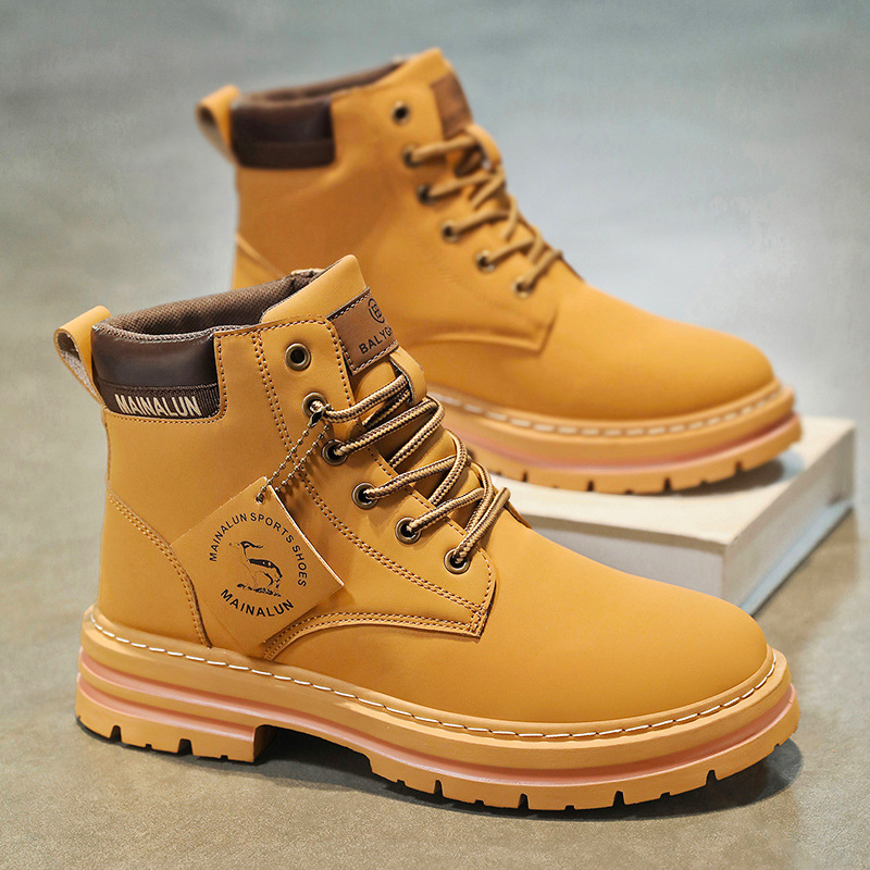 Mens Fashion Chinos - Classique hommes bottes hautes de haute