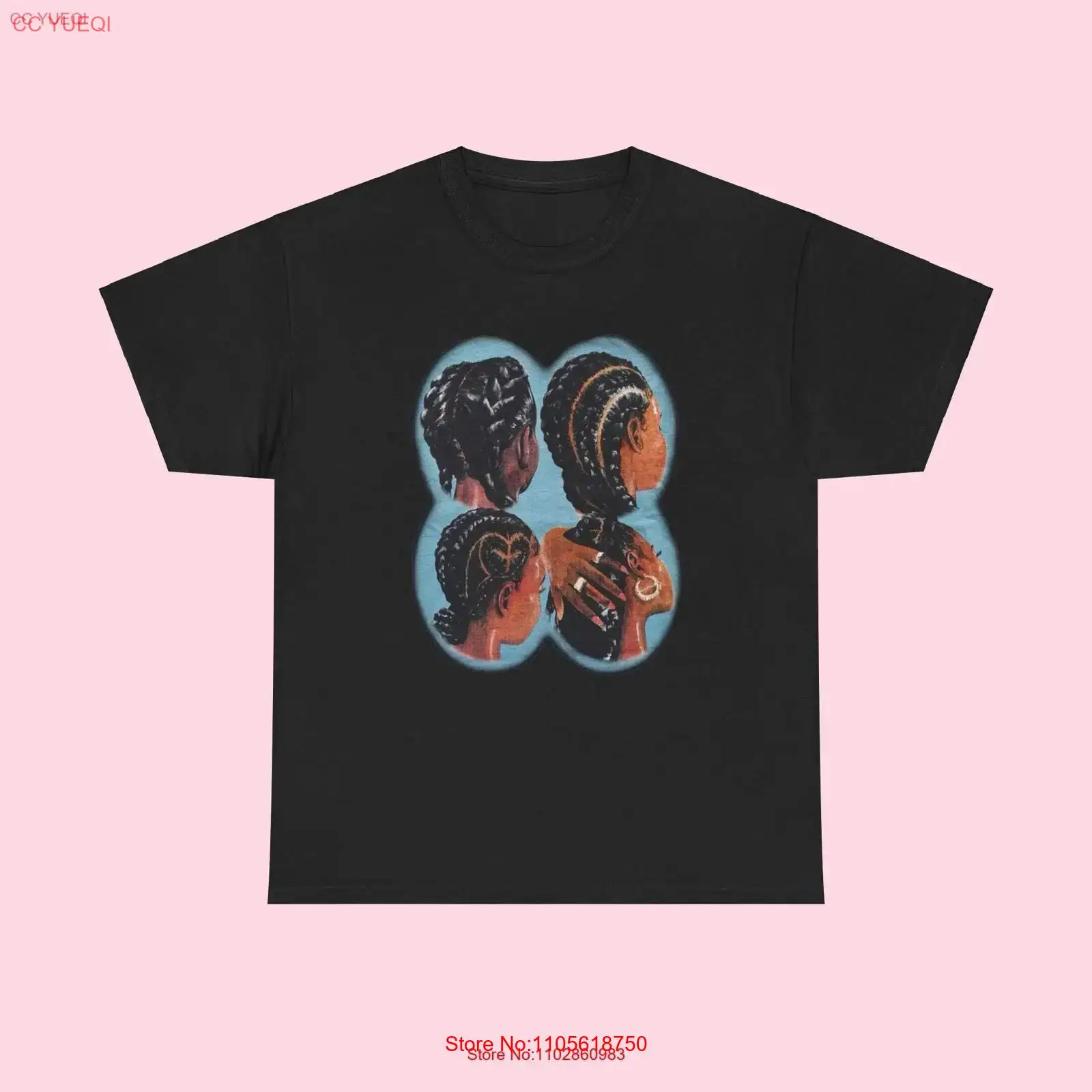 Men Fashion Pinterest - T-shirt femme Juneteenth à motif tresses