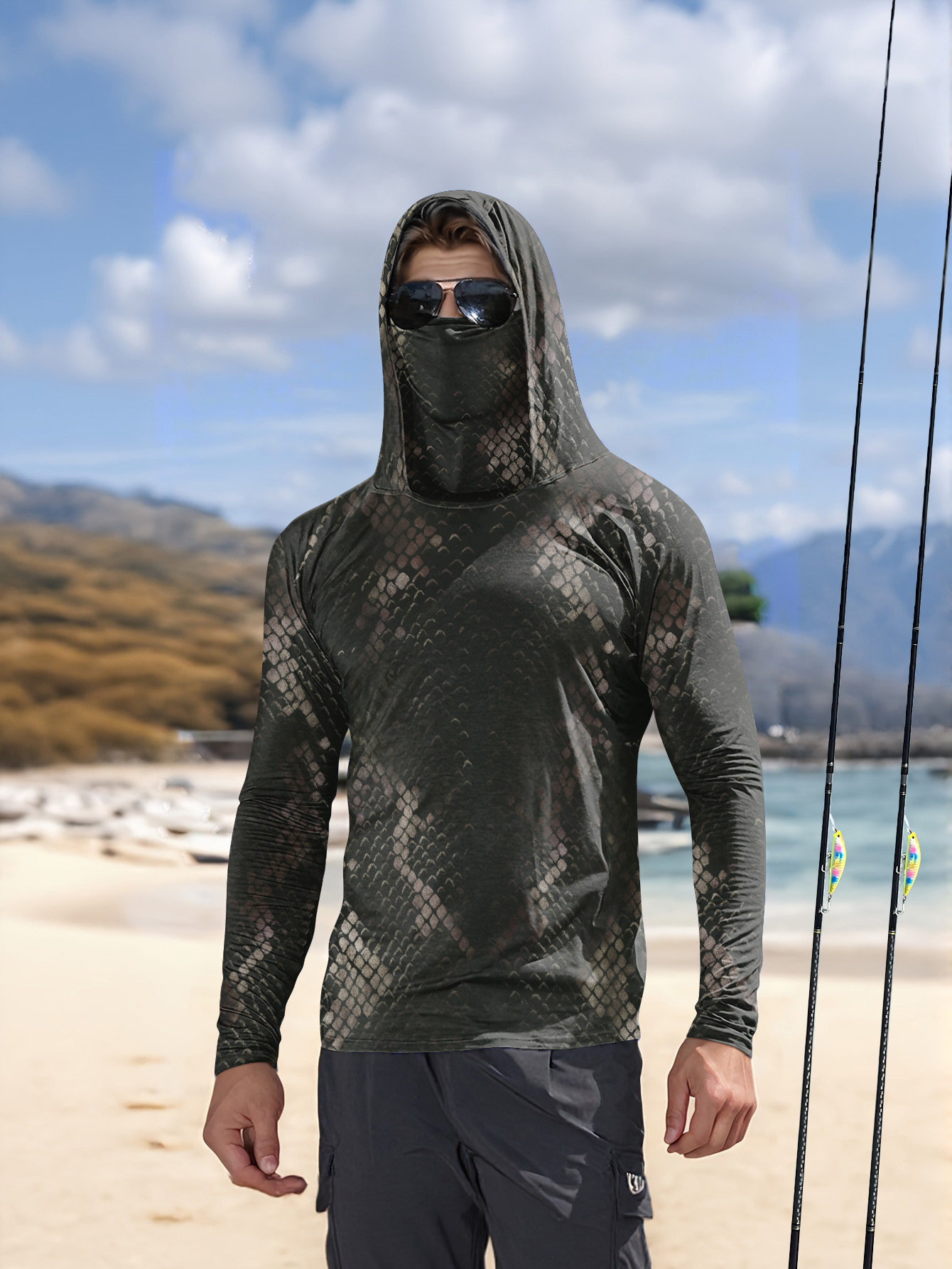 Mens Fashion Summer - Chemise de pêche pour homme à