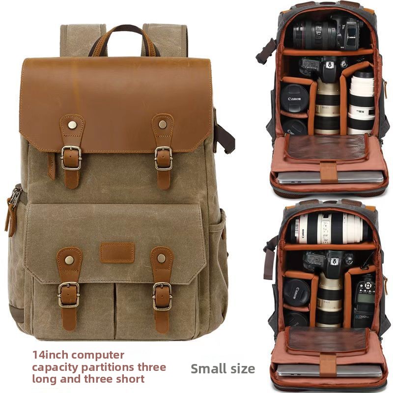 Men Fashion Photography - Sac à dos de voyage rétro