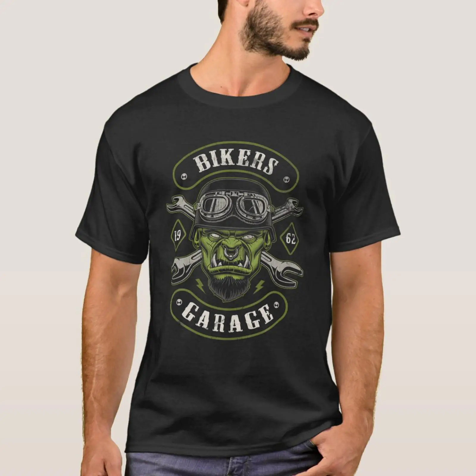 Men'S Fashion For 60 Year Old - T-shirt moto vintage 1962 Birthday Biker