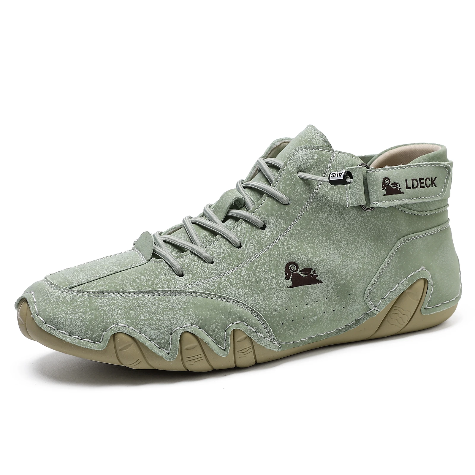 Mens Fashion Chinos - Chaussures en cuir véritable pour hommes,