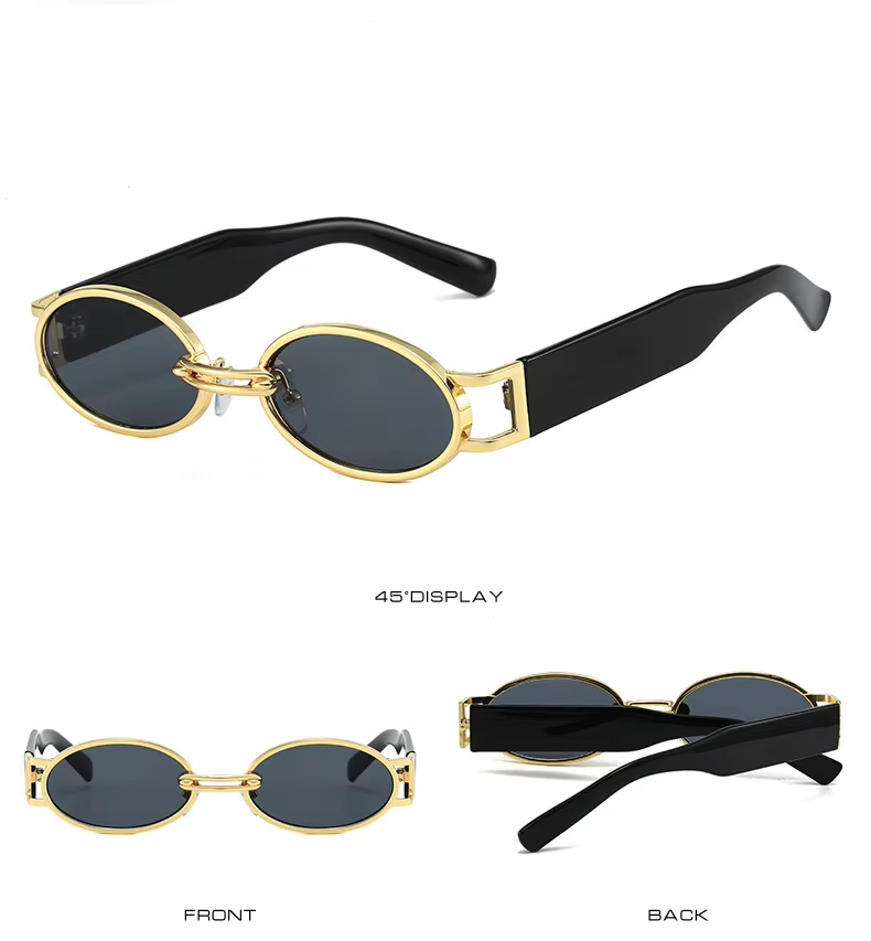 Lunettes de soleil ovales unis - Men Fashion Photography avis et prix