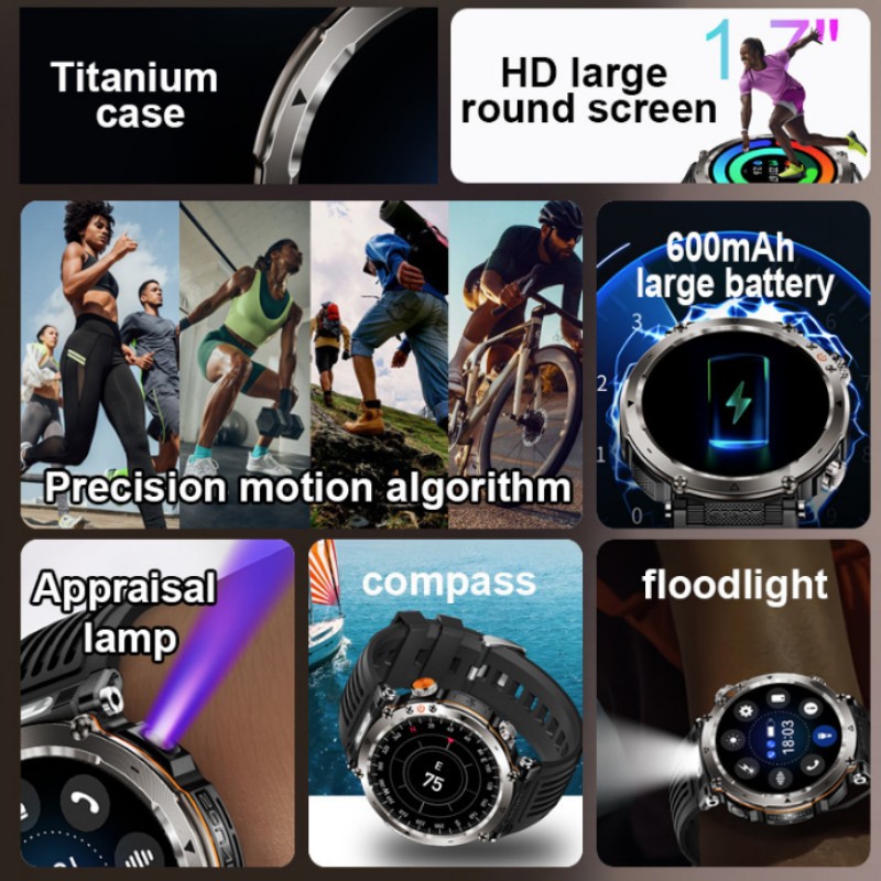 Montre intelligente avec lampe - Men Fashion Photography avis et prix