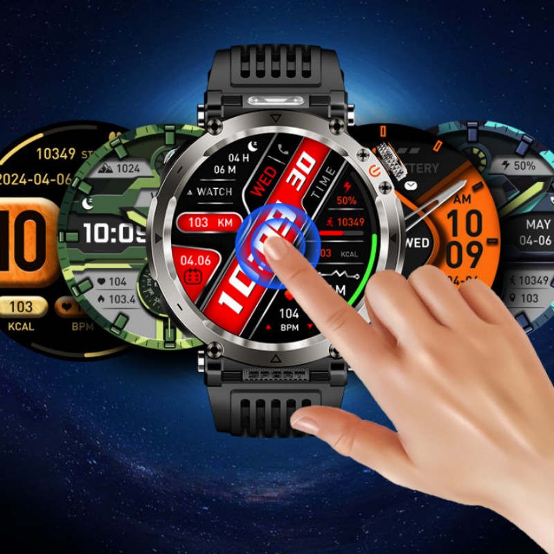 Montre intelligente avec lampe - Men Fashion Photography avis et prix