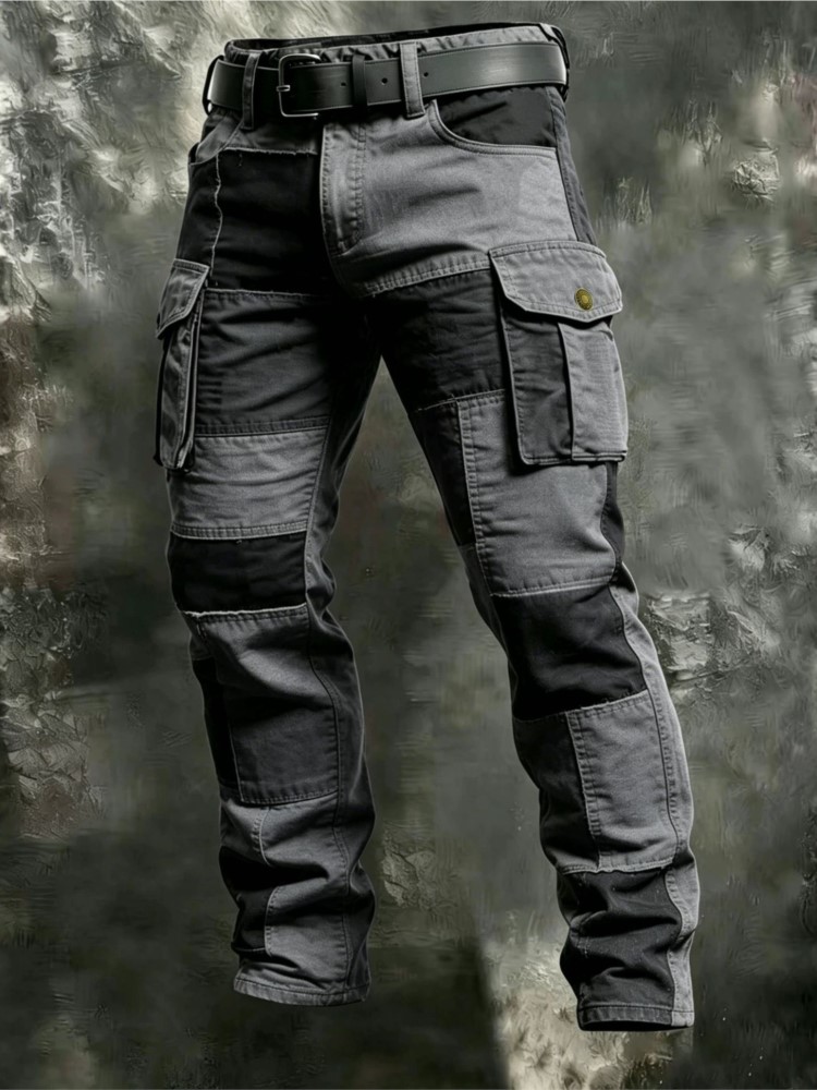 Pantalon Cargo en Coton pour H - Men'S Fashion Khaki Pants avis et prix