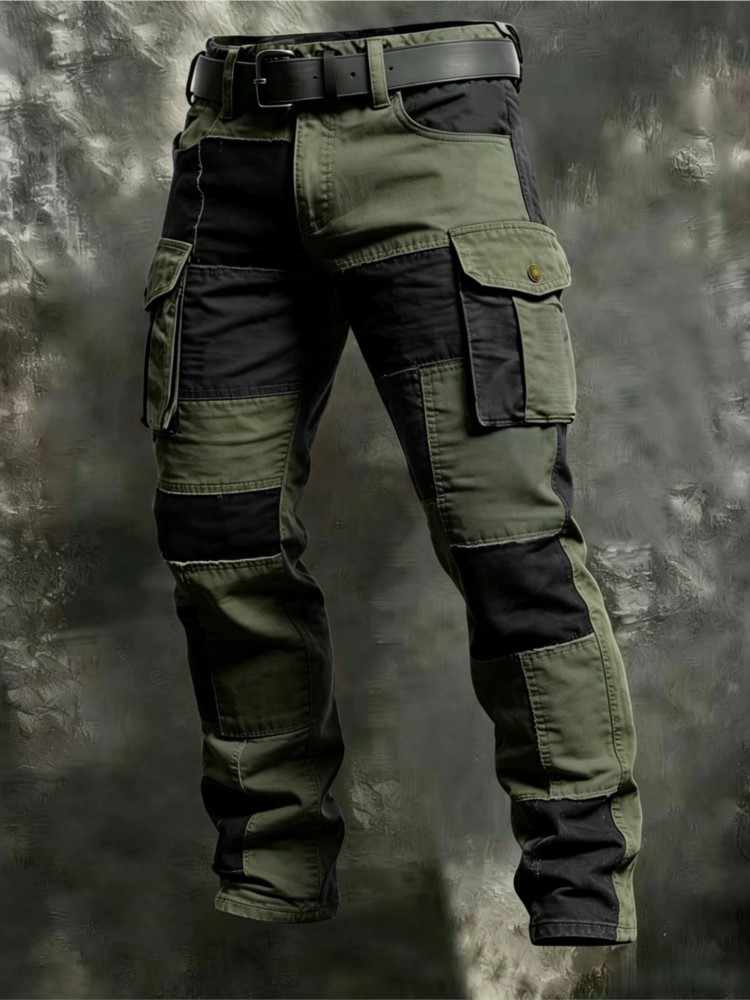 Pantalon Cargo en Coton pour H - Men'S Fashion Khaki Pants avis et prix