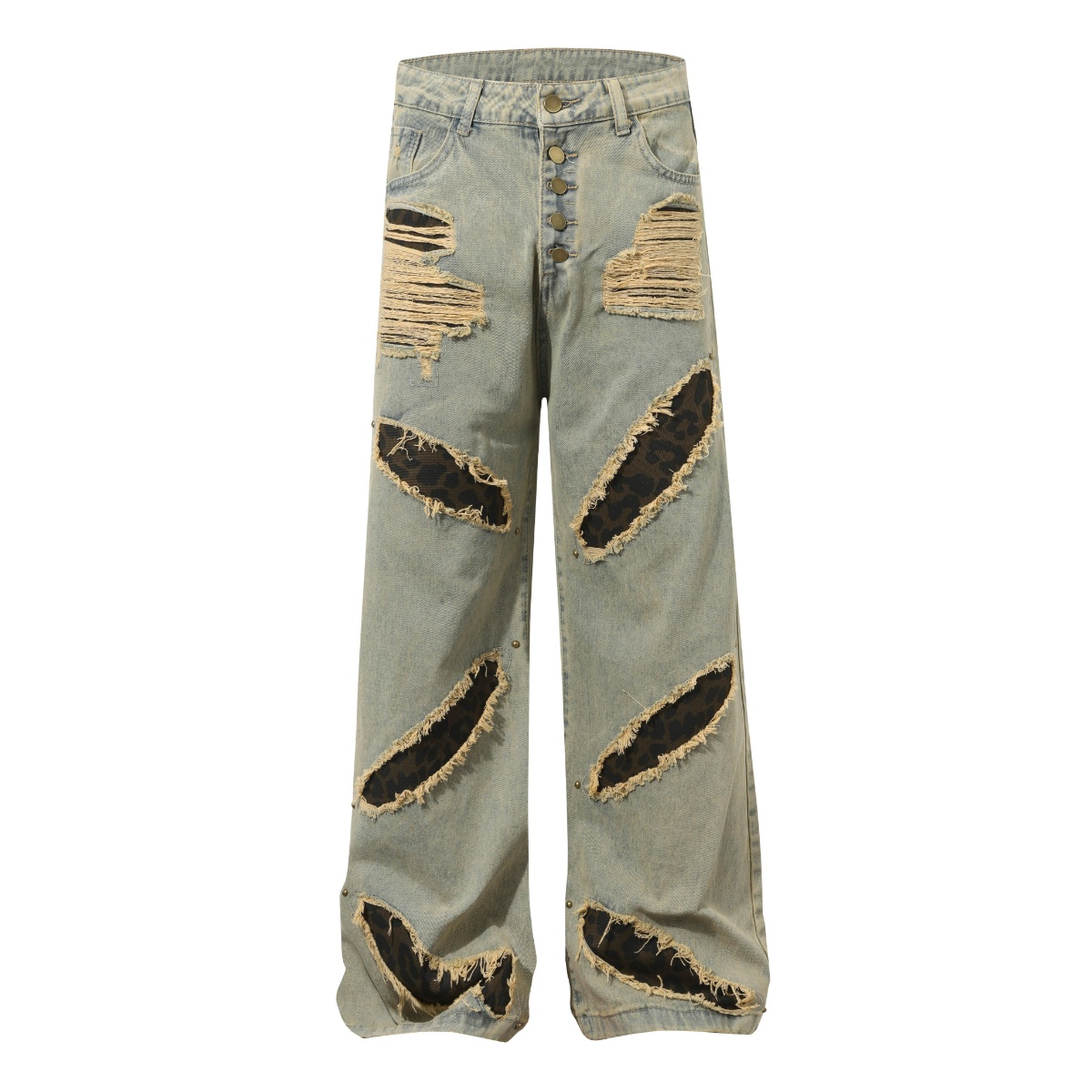 Pantalons à jambes larges déla - Men'S Fashion Khaki Pants avis et prix