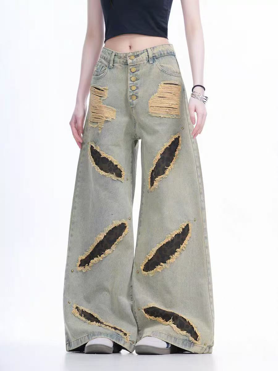 Pantalons à jambes larges déla - Men'S Fashion Khaki Pants avis et prix