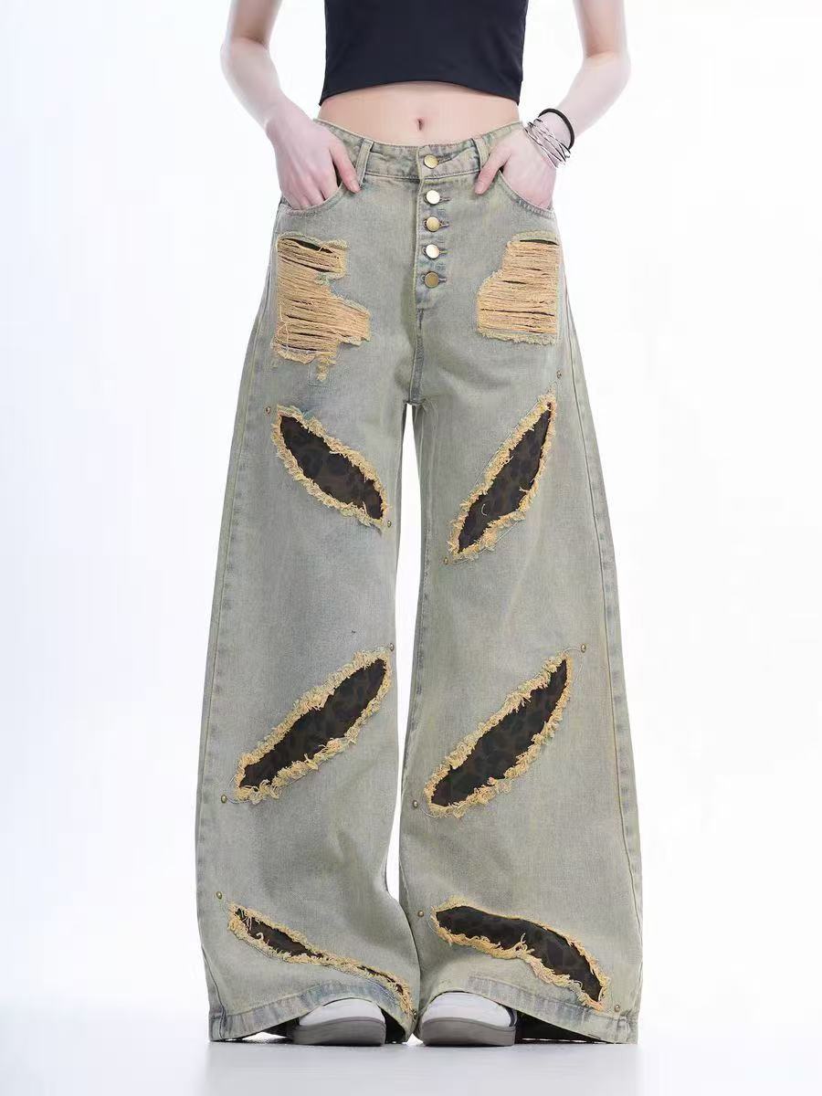 Pantalons à jambes larges déla - Men'S Fashion Khaki Pants avis et prix