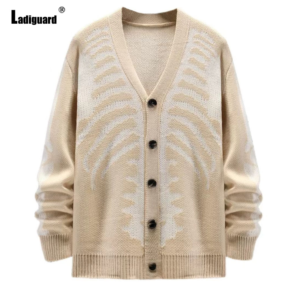 Ladiguard-Pull à col en V rétr - Men'S Fashion V Neck Sweater avis et prix
