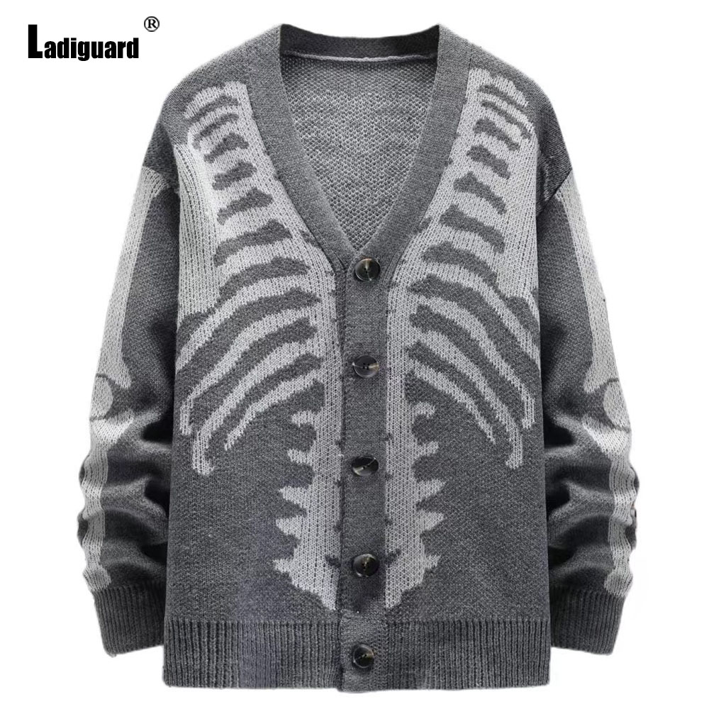 Ladiguard-Pull à col en V rétr - Men'S Fashion V Neck Sweater avis et prix