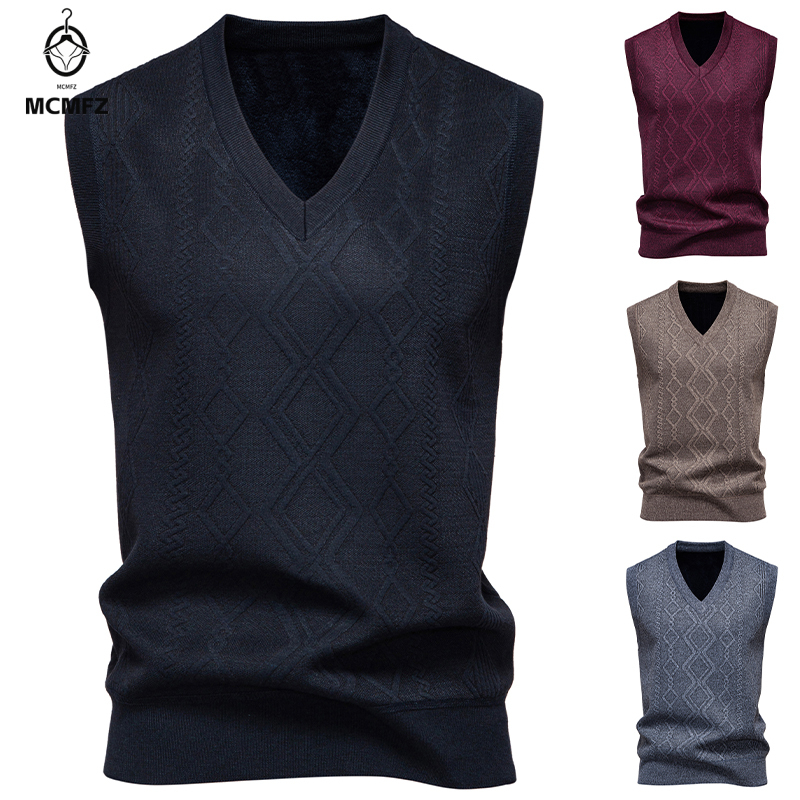 Pull tricoté à col en v pour h - Men'S Fashion V Neck Sweater avis et prix