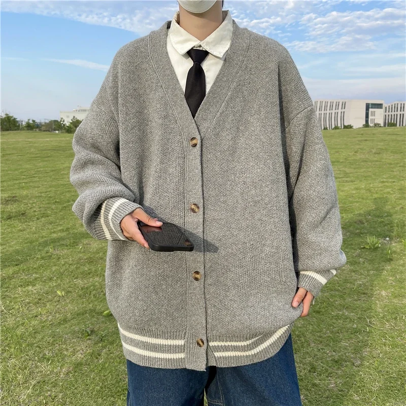 Cardigan haut de gamme pour ho - Men'S Fashion V Neck Sweater avis et prix
