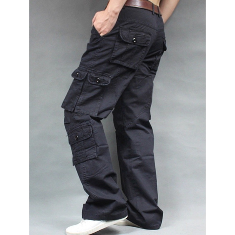 Pantalon cargo décontracté pou - Men'S Fashion Khaki Pants avis et prix