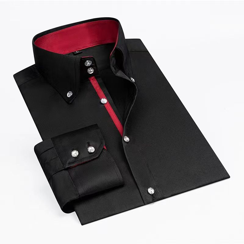 Hommes robe de créateur chemis - Men'S Fashion Formal avis et prix