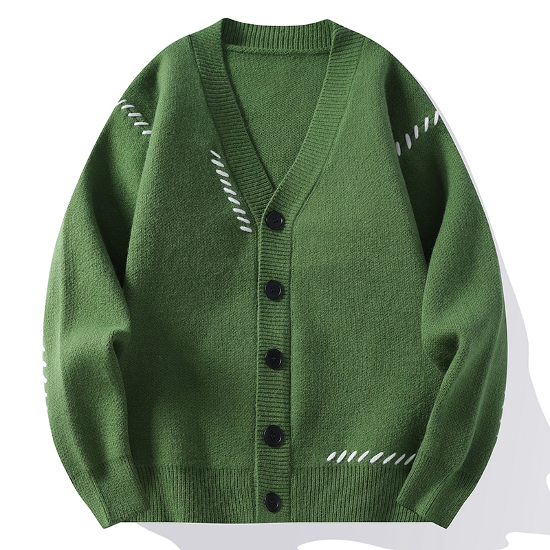 Cardigan décontracté à col en  - Men'S Fashion V Neck Sweater avis et prix