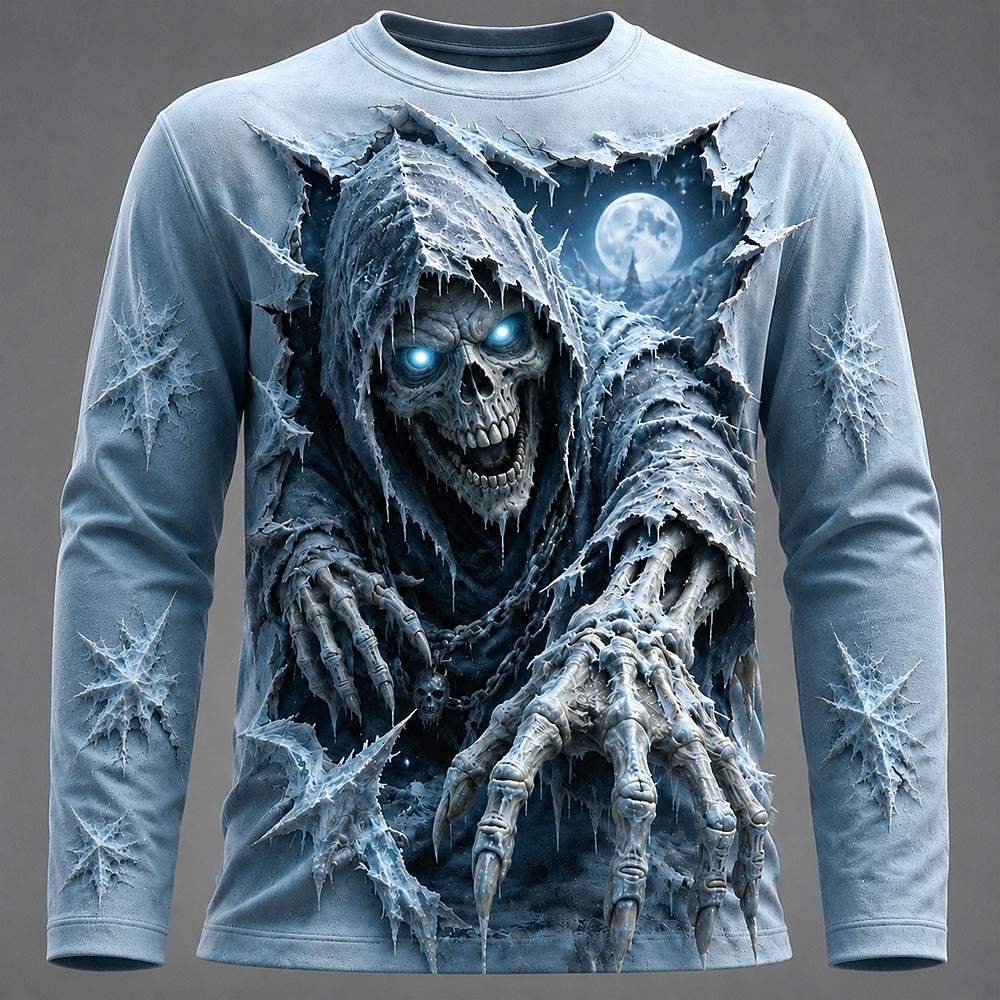 T-shirt à manches longues impr - Mens Fashion Summer avis et prix