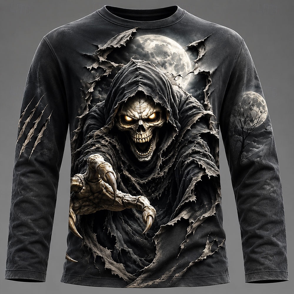 T-shirt à manches longues impr - Mens Fashion Summer avis et prix