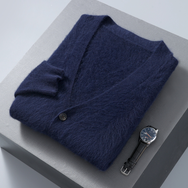 Pull cardigan en velours de vi - Men'S Fashion V Neck Sweater avis et prix