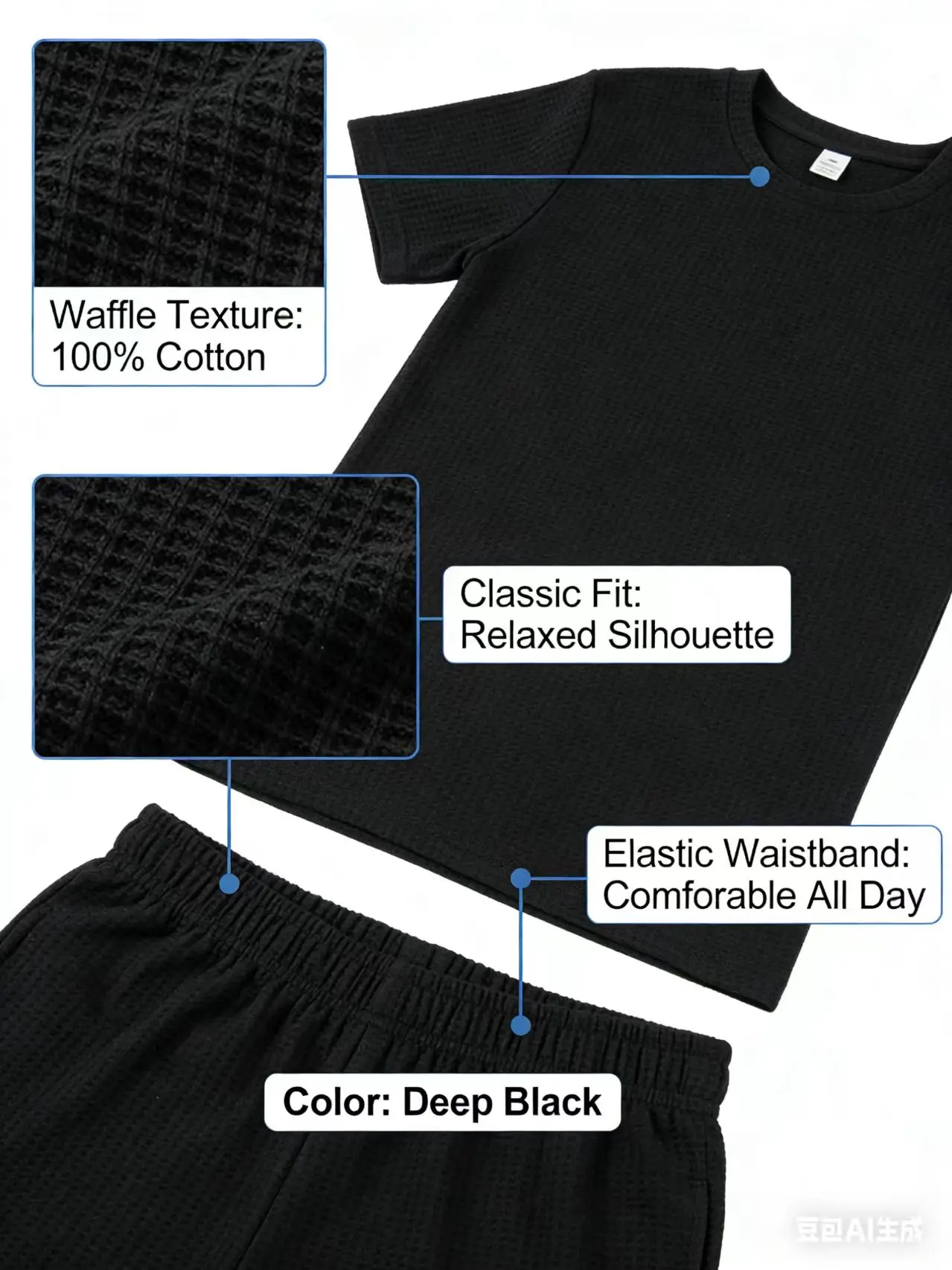 Ensemble t-shirt et short à ma - Mens Fashion Workwear avis et prix