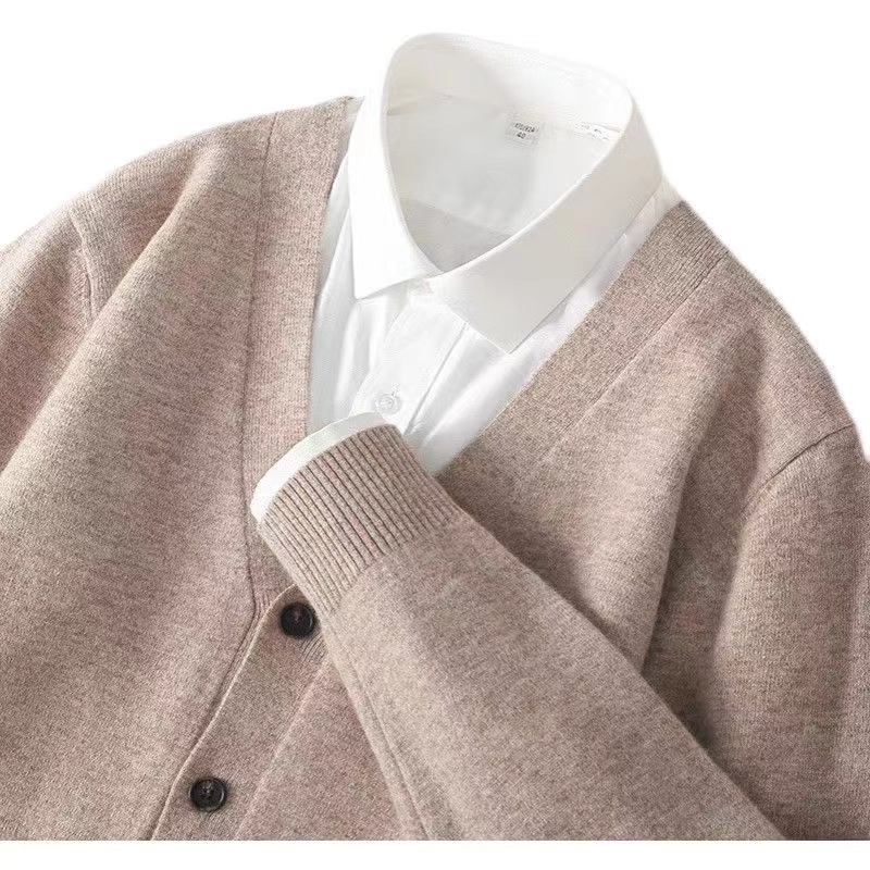 Cardigan fin à col en V pour h - Men'S Fashion V Neck Sweater avis et prix