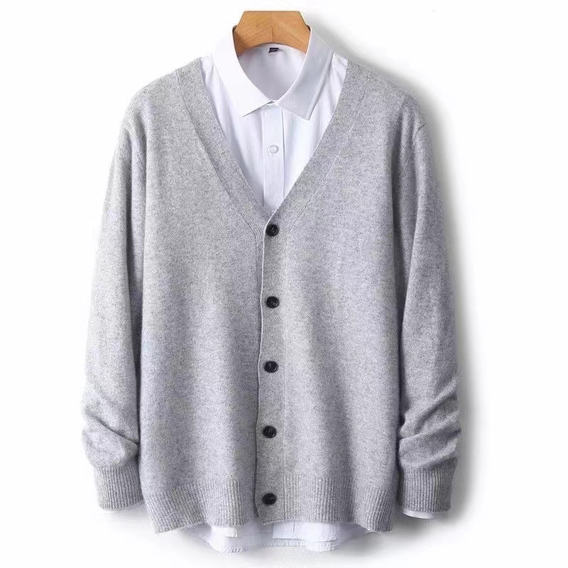 Cardigan fin à col en V pour h - Men'S Fashion V Neck Sweater avis et prix