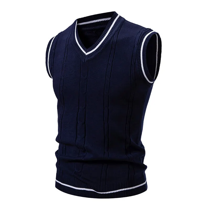Automne hommes col en V tricot - Men'S Fashion V Neck Sweater avis et prix