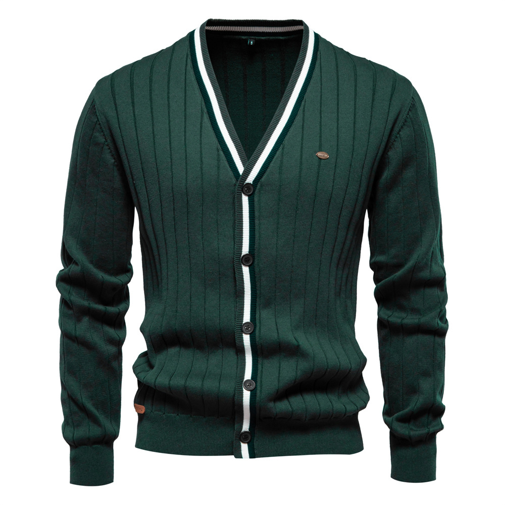 Nouveauté 2026 – Cardigans et  - Men'S Fashion V Neck Sweater avis et prix