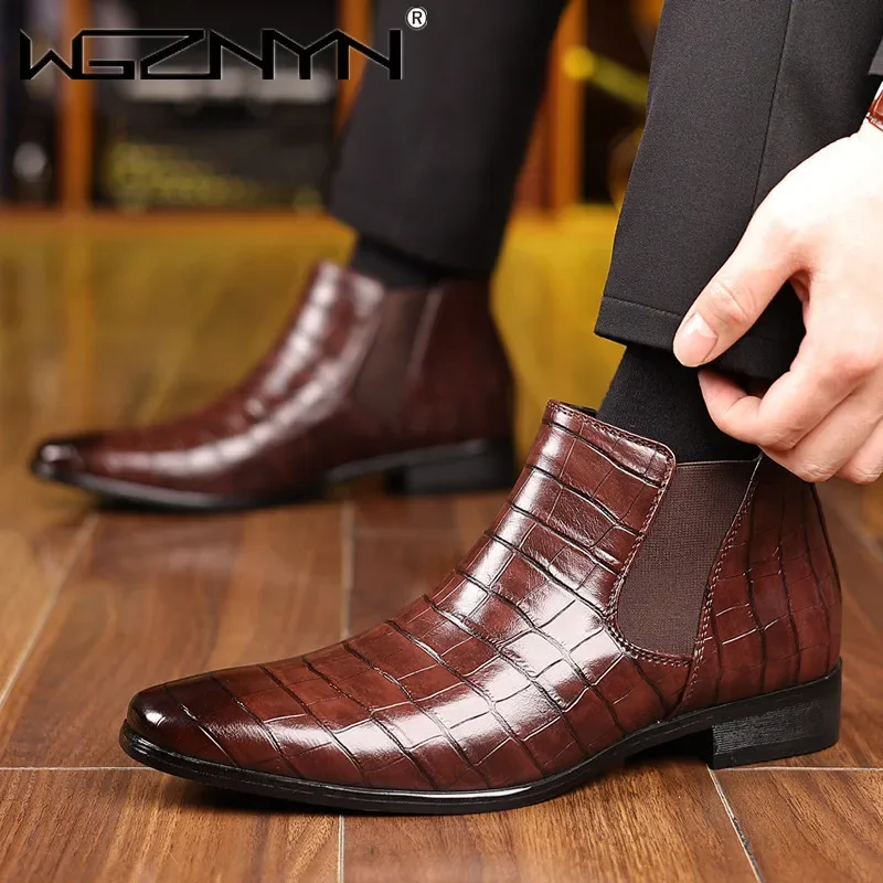 Bottines Chelsea de luxe pour  - Men'S Fashion Formal avis et prix