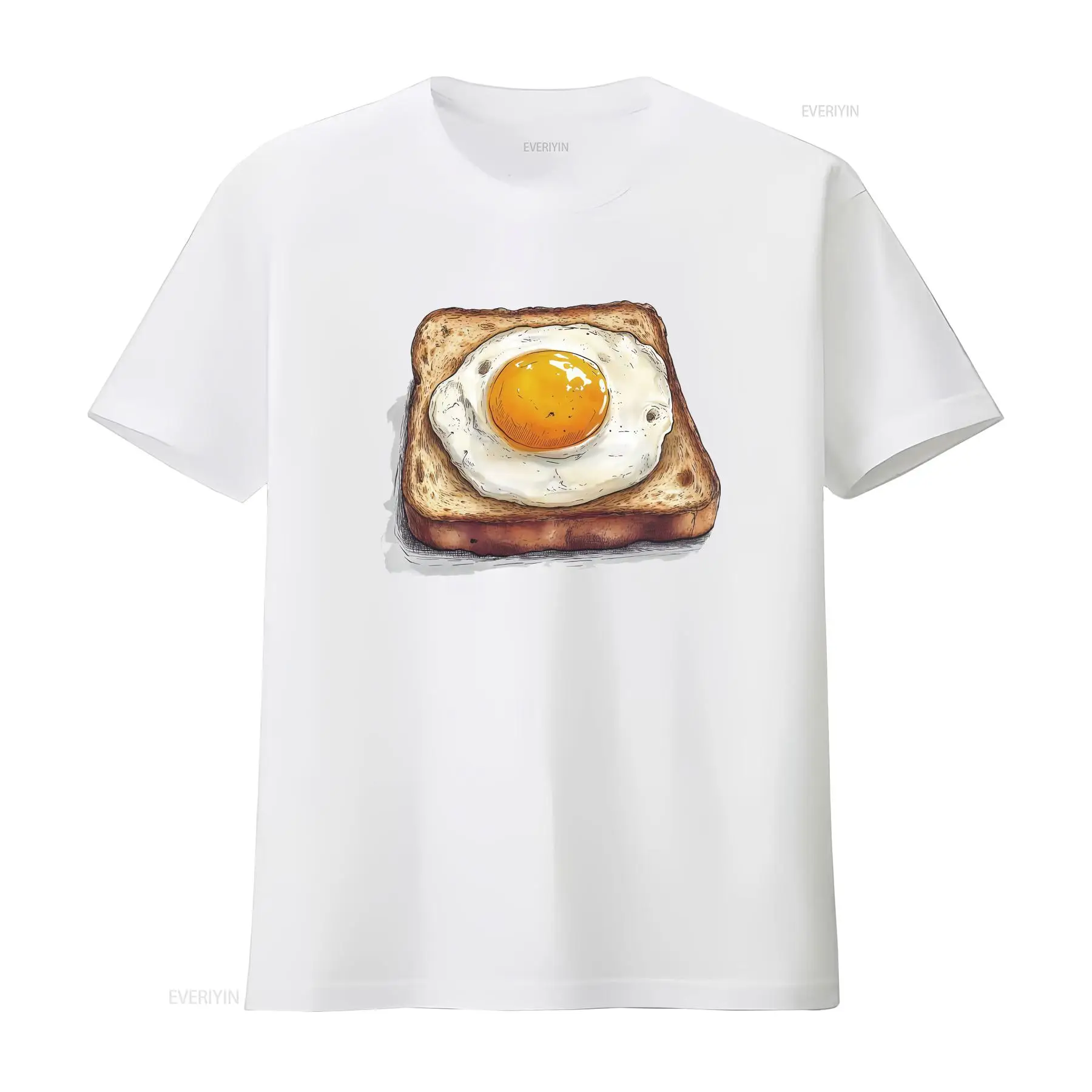 T-shirt Egg Toast Cottagecore  - Men Fashion Pinterest avis et prix