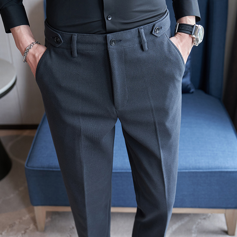 Nouveau pantalon de costume no - Men'S Fashion Khaki Pants avis et prix
