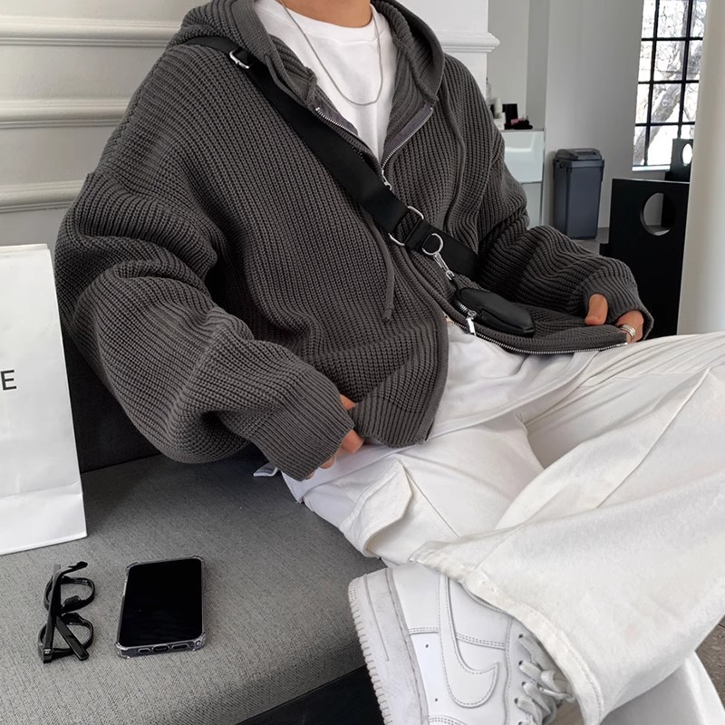 Nouvelle Collection – Cardigan - Men'S Fashion V Neck Sweater avis et prix