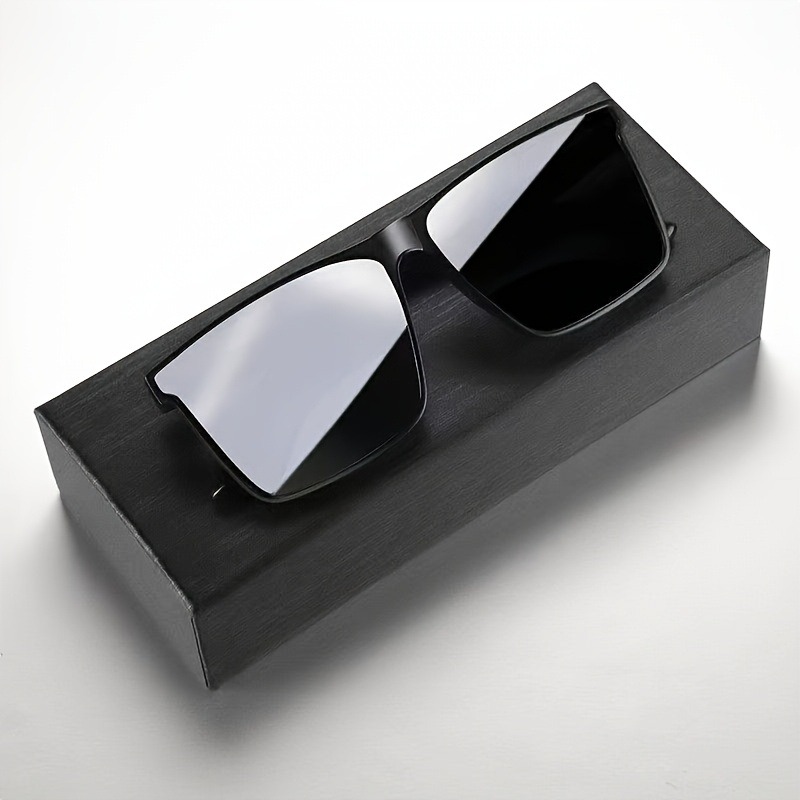Lunettes carrées noires simple - Men Fashion Photography avis et prix