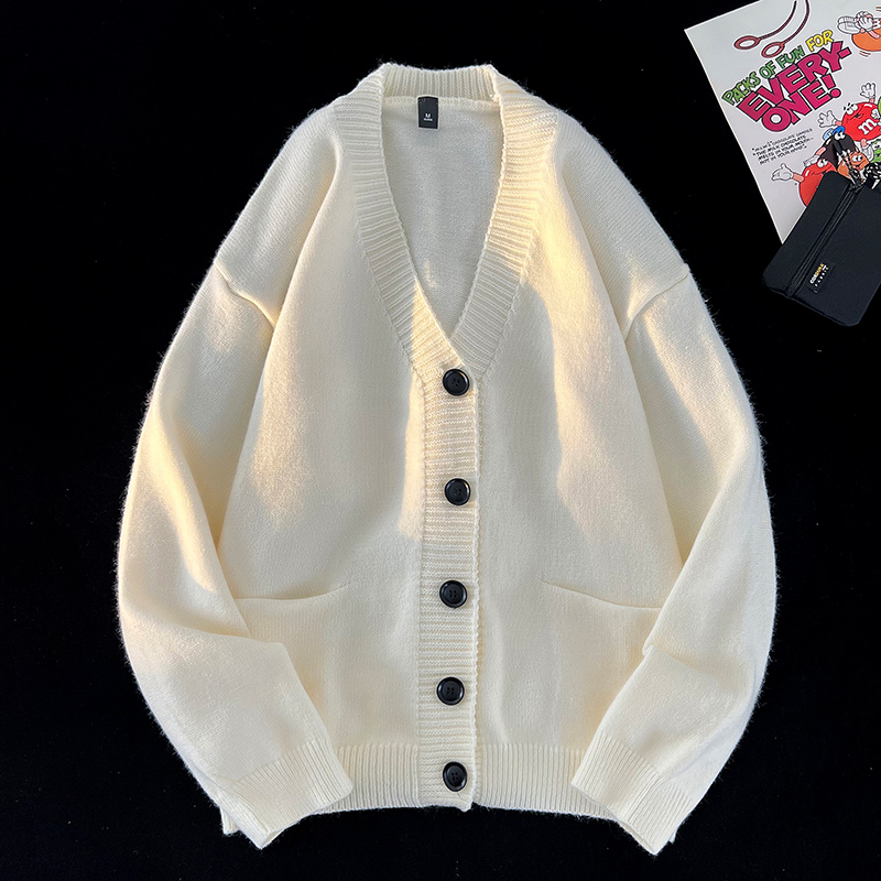 Cardigan décontracté polyvalen - Men'S Fashion V Neck Sweater avis et prix